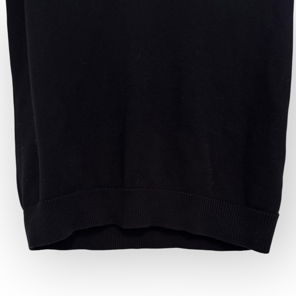 RALPH LAUREN Layered Crest Top, Size Large, Black/White - Picture 7 of 8